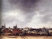 POEL, Egbert van der View of Delft after the Explosion of 1654 af China oil painting reproduction